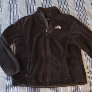 North Face Black Teddy Fleece Jacket